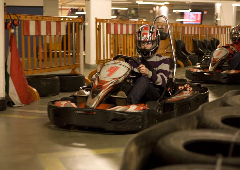 Top Stag Do Activities in Budapest: Go-karting in Budapest.
