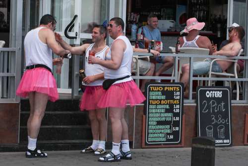 Fancy Dress Pub Crawl: While a pub crawl is a fun activity for the stags, add fancy dress to make it hilarious for the group.