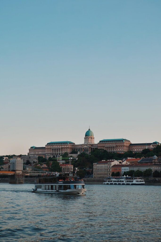 Buda Castle and Danube river