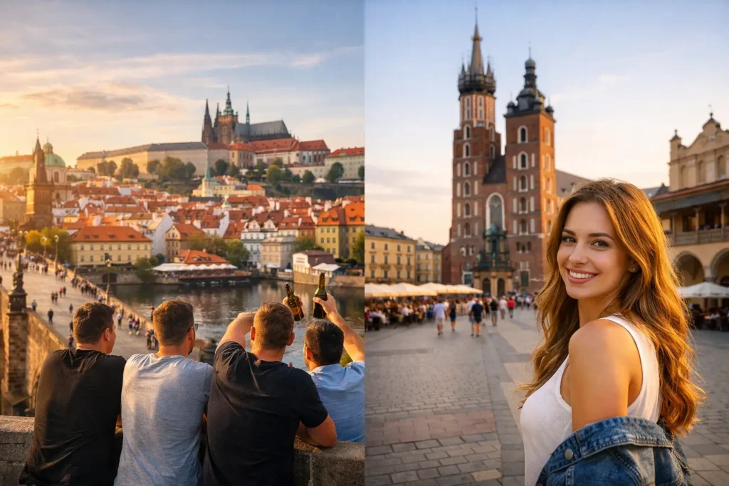 Prague vs Krakow Stag Weekend - Pick a Winner