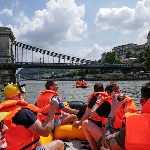 Budapest-Beer Boat Rafting-1