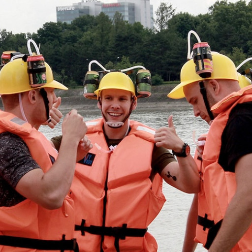 Budapest-Beer Boat Rafting-2