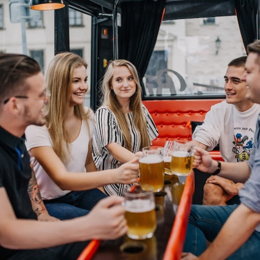 Prague-Beer Bus with Unlimited Draft Beer-6