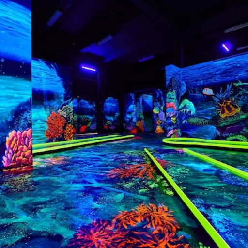 Düsseldorf-3D Neon Minigolf-1